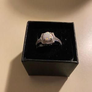 Ring Bomb Party Fire Opal Ring.  NWT. Size 7